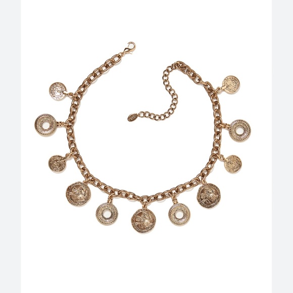 COPY - ZARA Women Gold Tone Charm Necklace - Picture 3 of 15